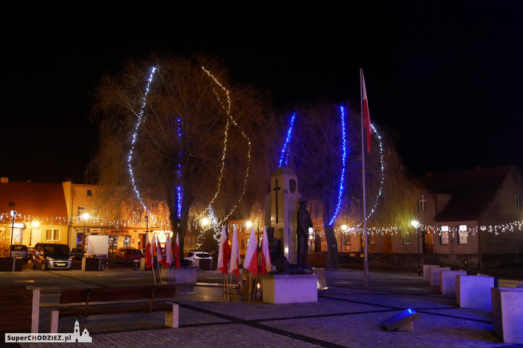 Świąteczna iluminacja w Margoninie