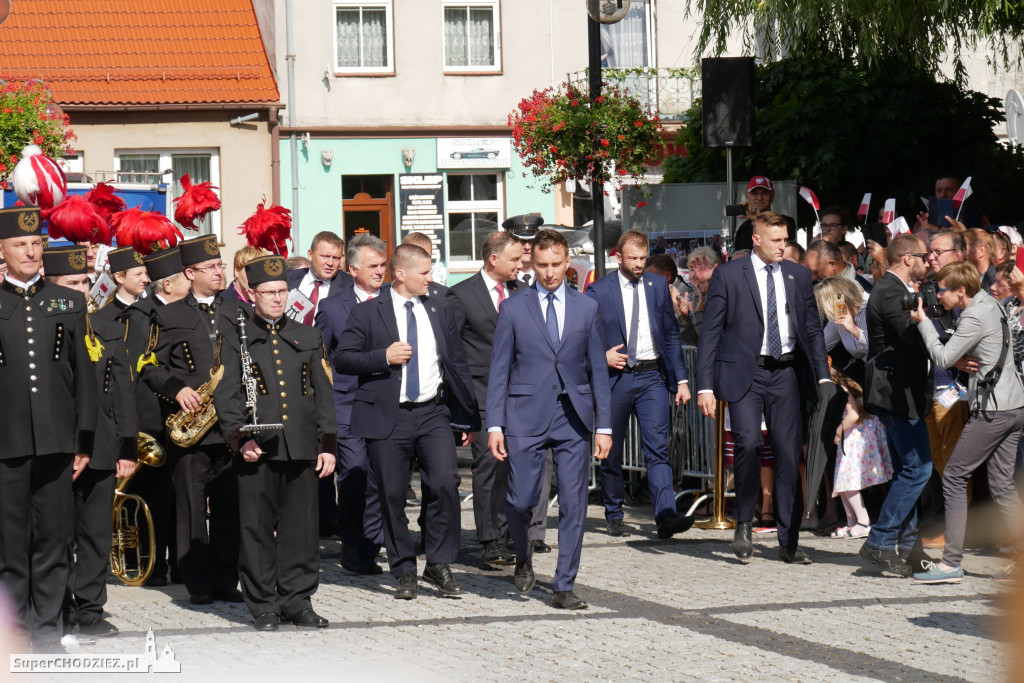 Prezydent RP Andrzej Duda w Margoninie