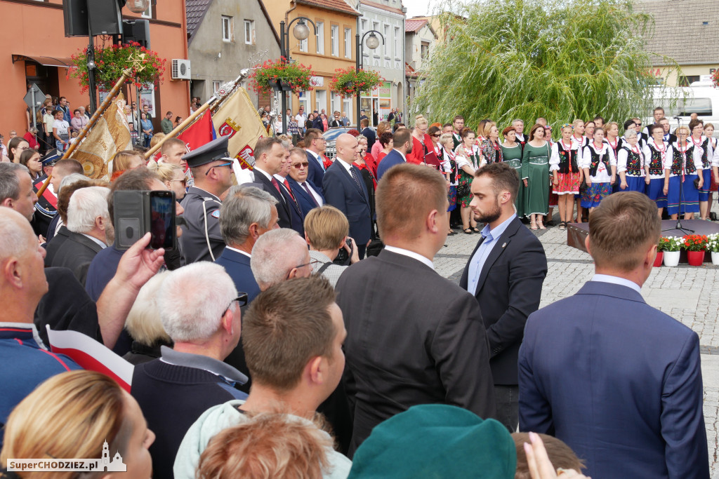 Prezydent RP Andrzej Duda w Margoninie