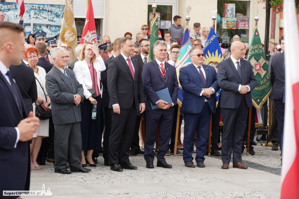 Prezydent RP Andrzej Duda w Margoninie