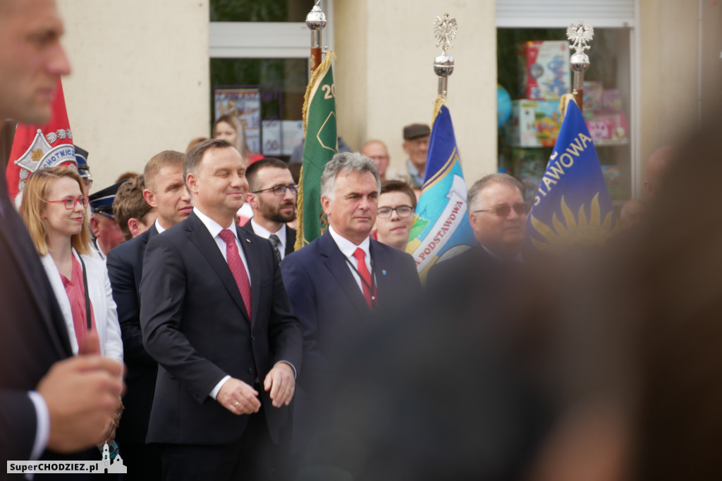 Prezydent RP Andrzej Duda w Margoninie