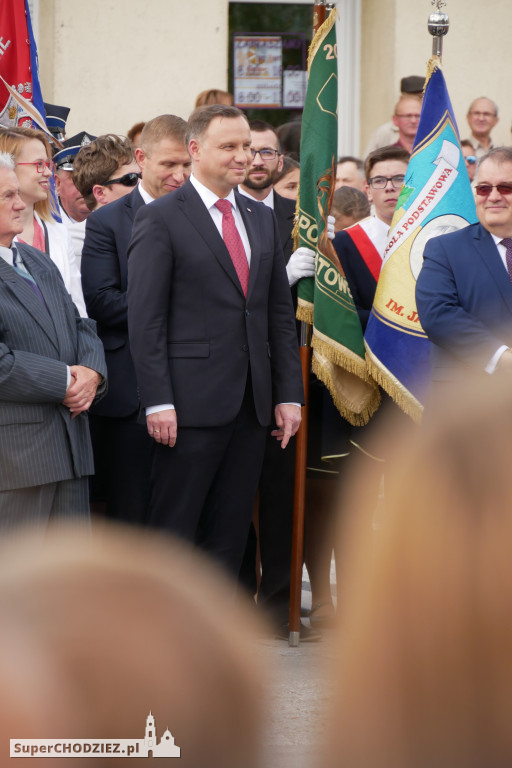 Prezydent RP Andrzej Duda w Margoninie