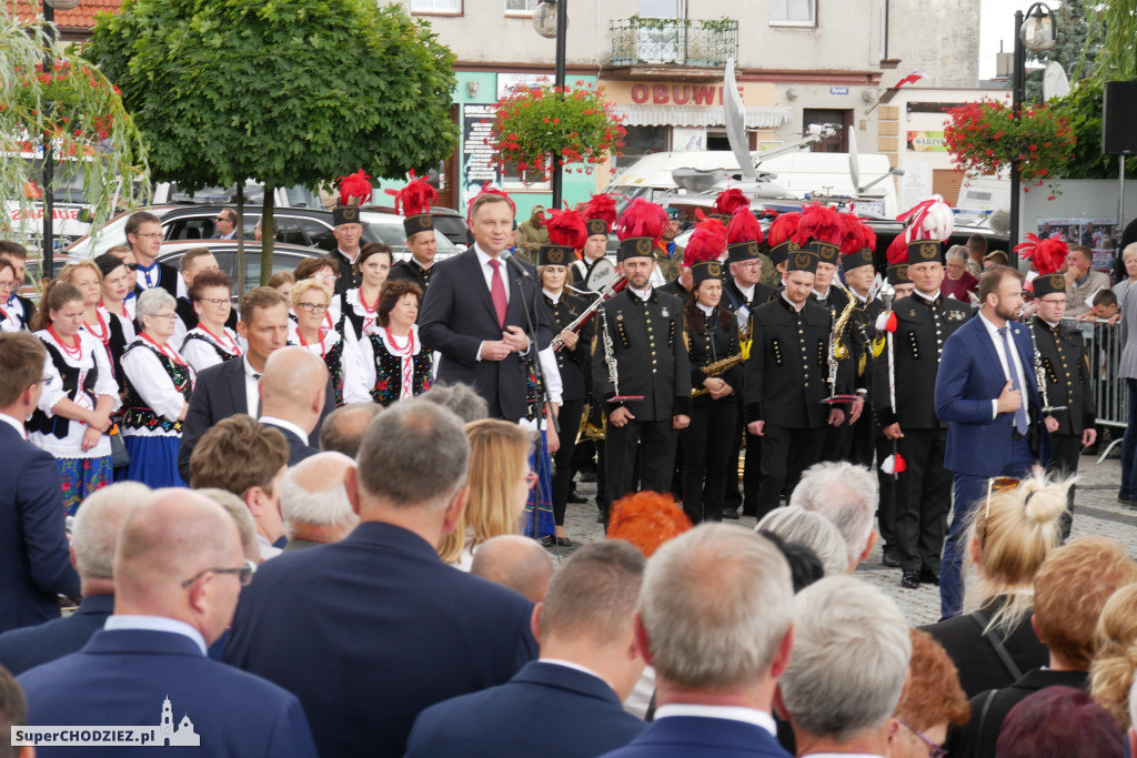 Prezydent RP Andrzej Duda w Margoninie