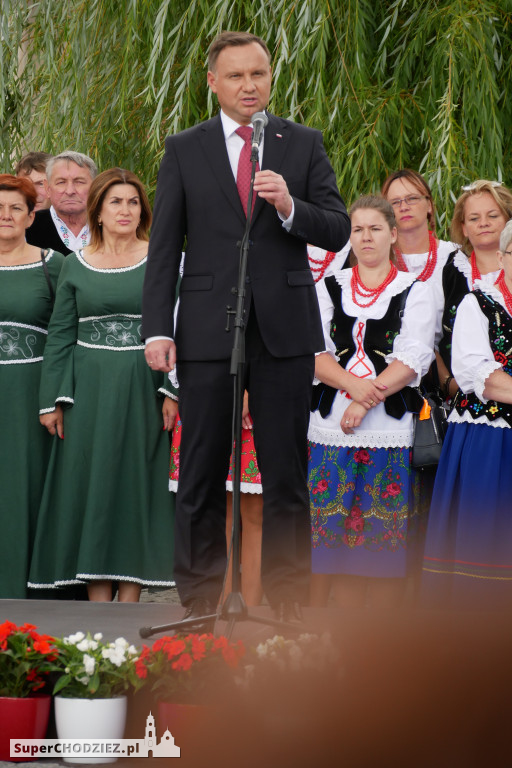 Prezydent RP Andrzej Duda w Margoninie