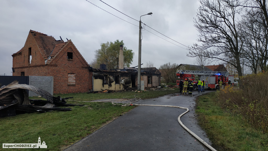 Pożar w Nowej Wsi Wyszyńskiej