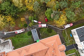 Ćwiczenia strażaków w chodzieskim szpitalu. Była ewakuacja pacjentów.-12668